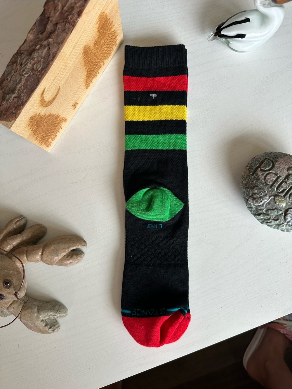 Stance Over-the-Calf Performance Ski/Snowboard Socks Black Multicolor Size L